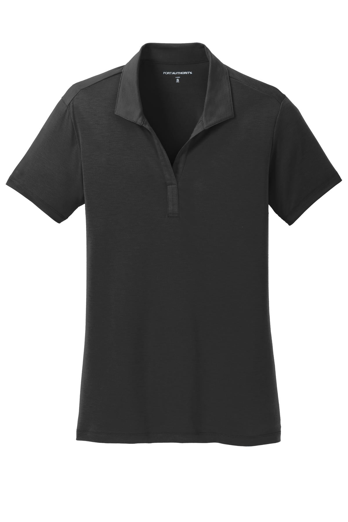 Port Authority Women's Cotton Touch Performance Polo - Black