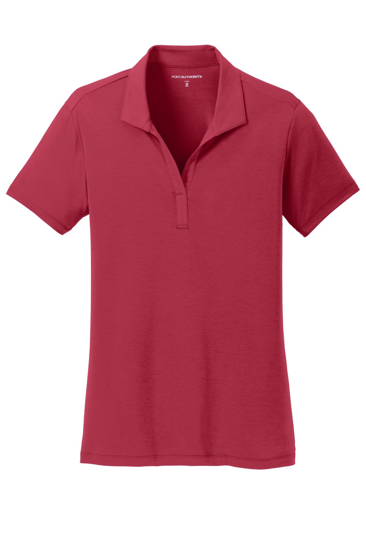 Port Authority Women's Cotton Touch Performance Polo - Chili Red