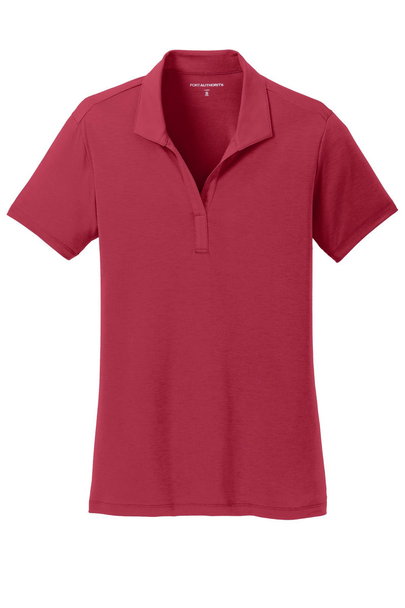 Port Authority Women's Cotton Touch Performance Polo - Chili Red