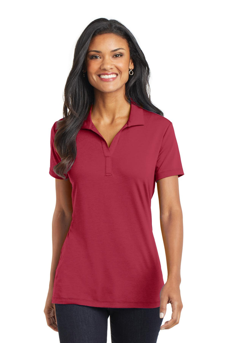 Port Authority Women's Cotton Touch Performance Polo - Chili Red