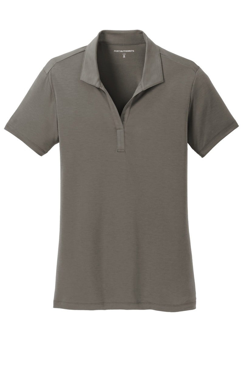 Port Authority Women's Cotton Touch Performance Polo - Grey Smoke