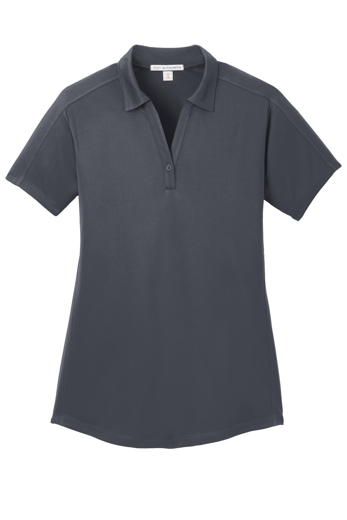 Port Authority Women's Diamond Jacquard Polo - Graphite