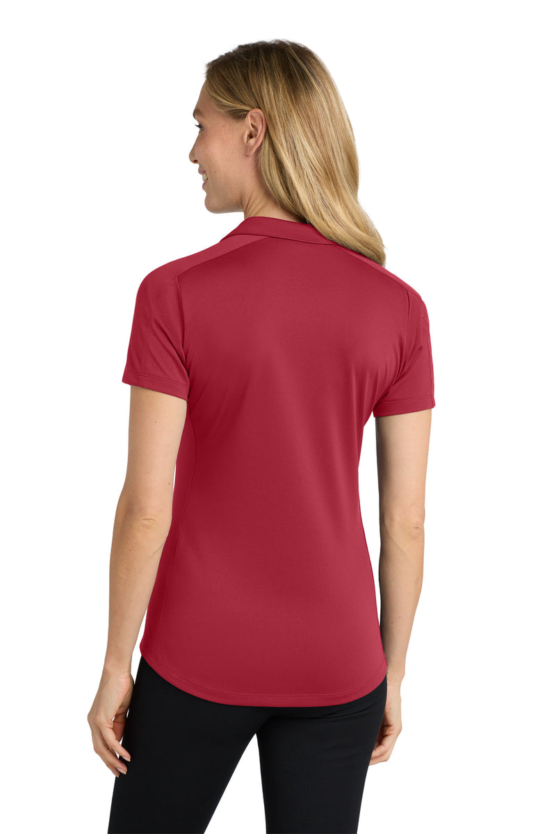 Port Authority Women's Diamond Jacquard Polo - Rich Red