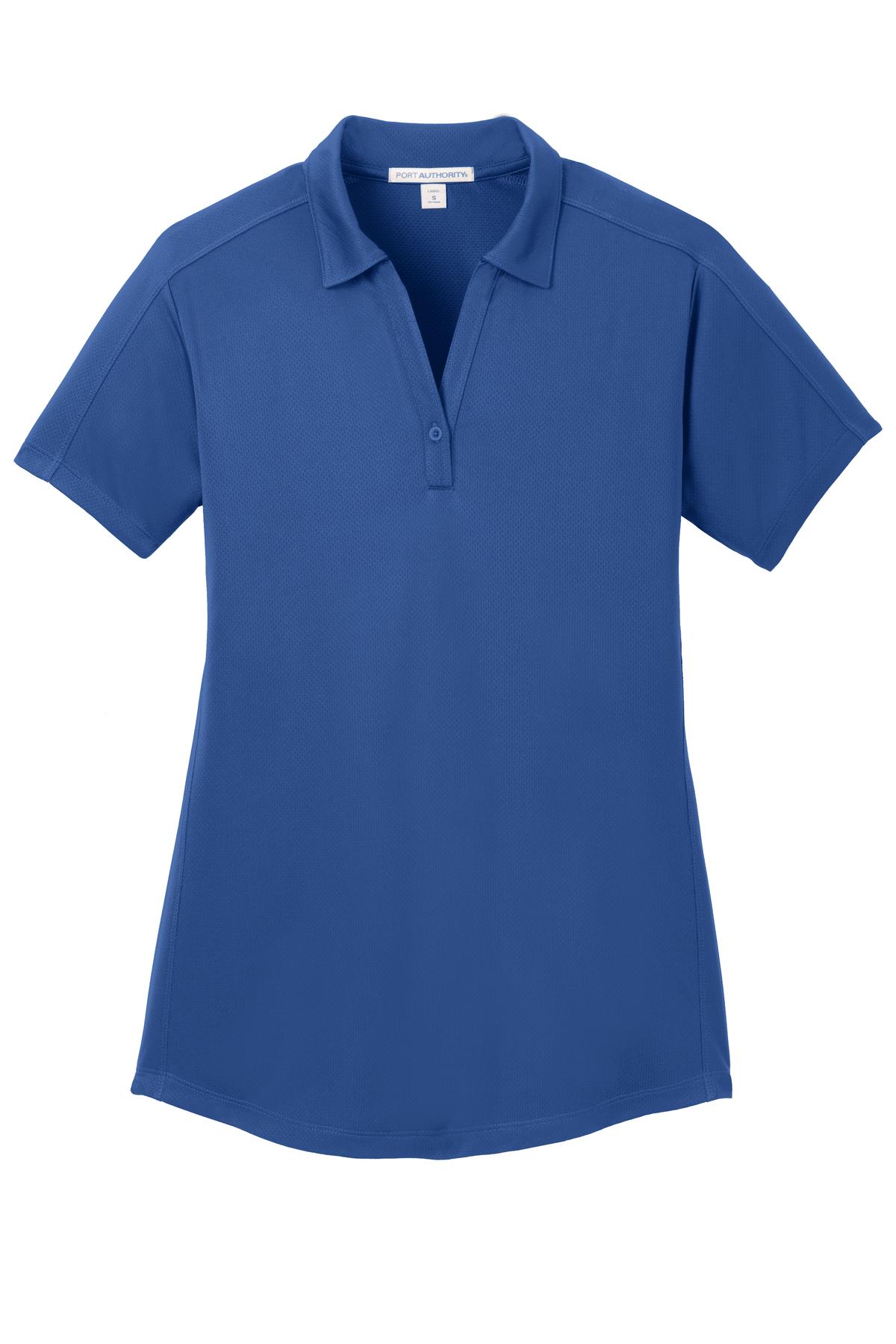 Port Authority Women's Diamond Jacquard Polo - True Blue