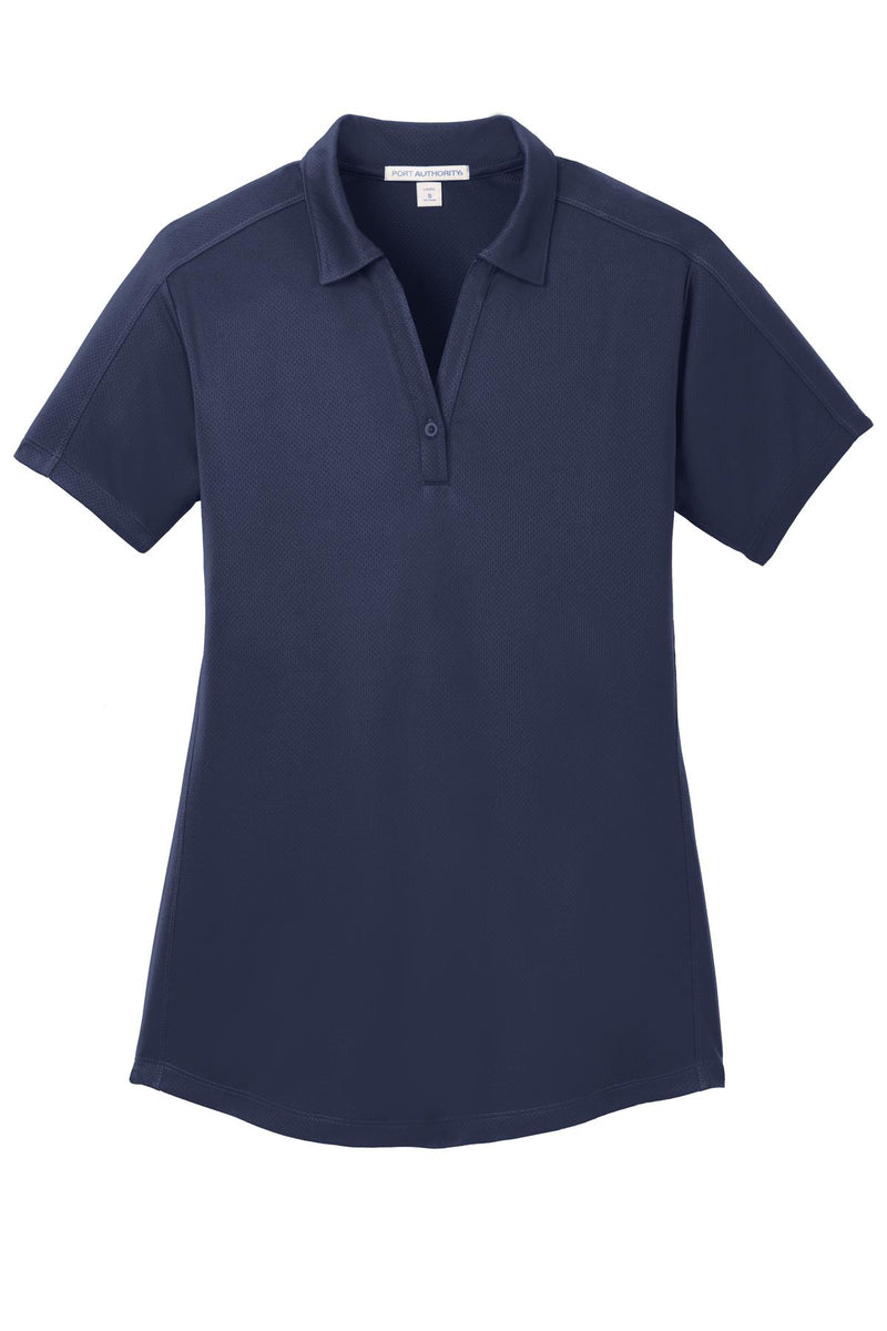 Port Authority Women's Diamond Jacquard Polo - True Navy