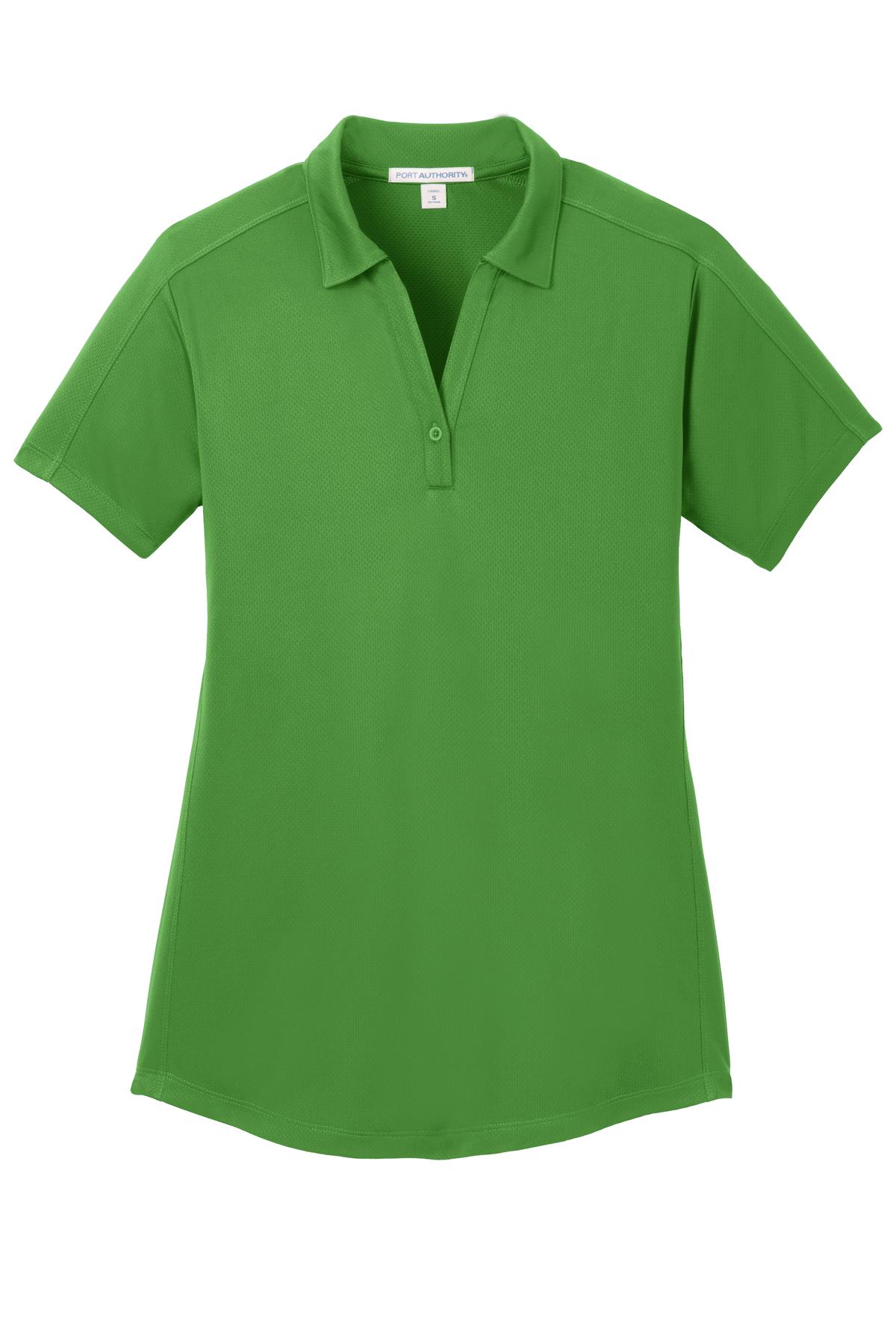 Port Authority Women's Diamond Jacquard Polo - Vine Green