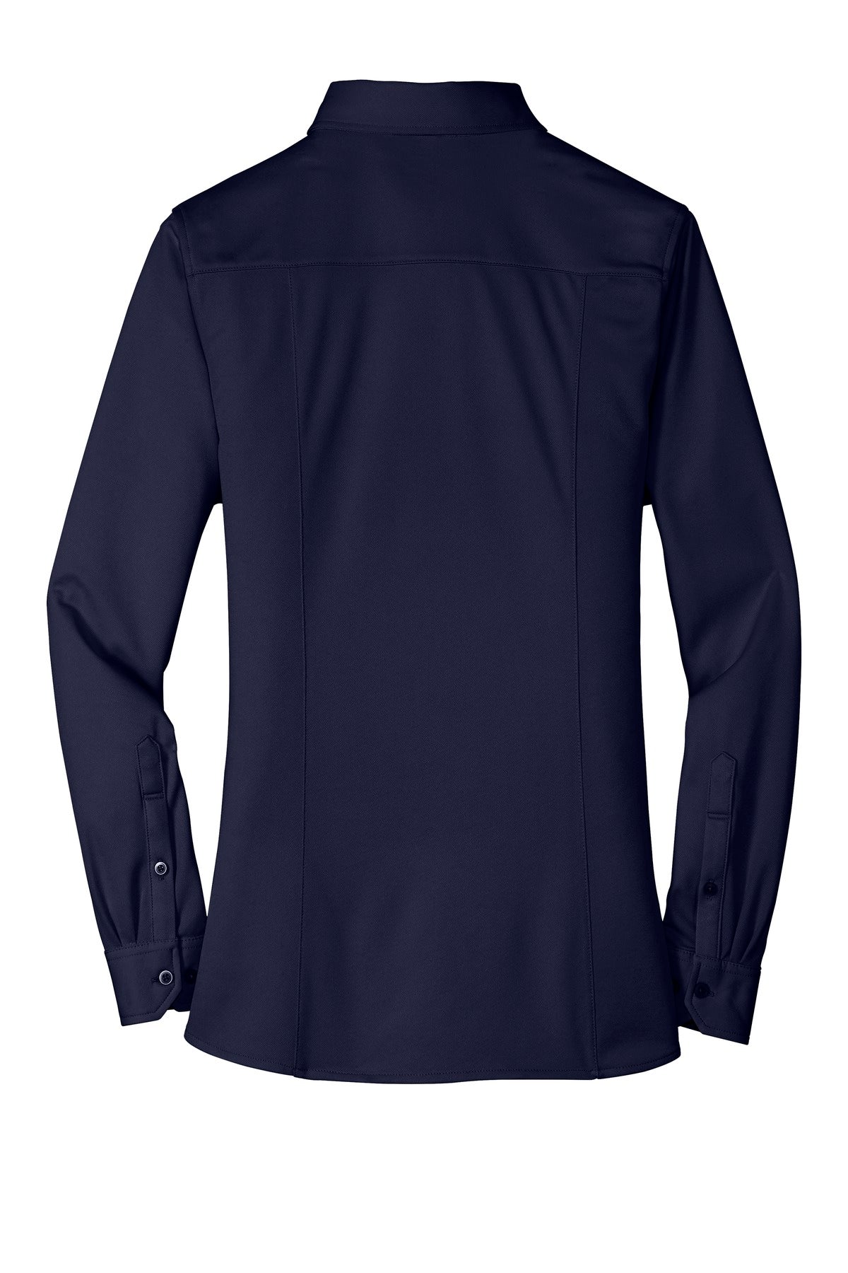 Port Authority Women's Dimension Knit Dress Shirt - Dark Navy