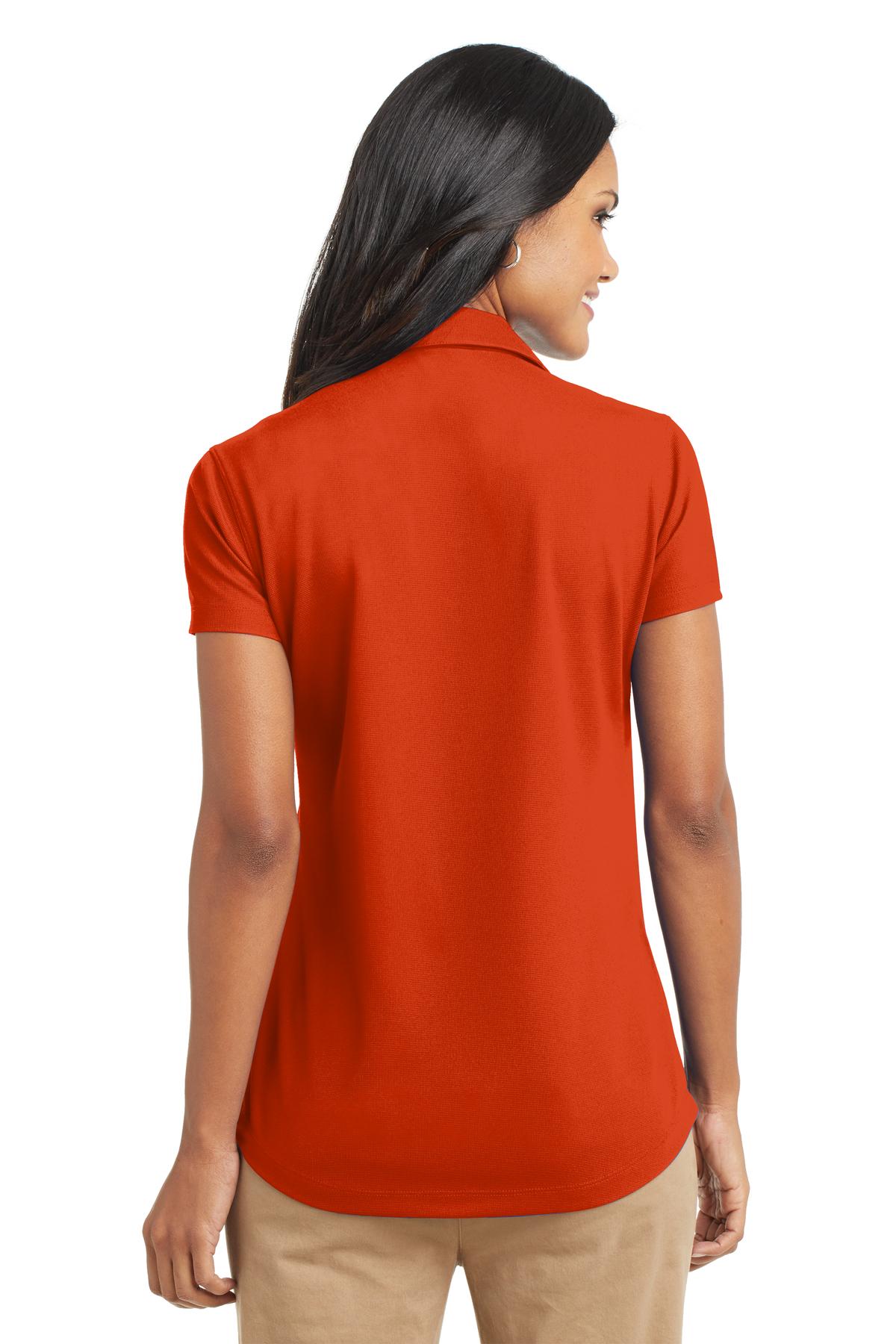 Port Authority Women's Dry Zone Grid Polo - Autumn Orange