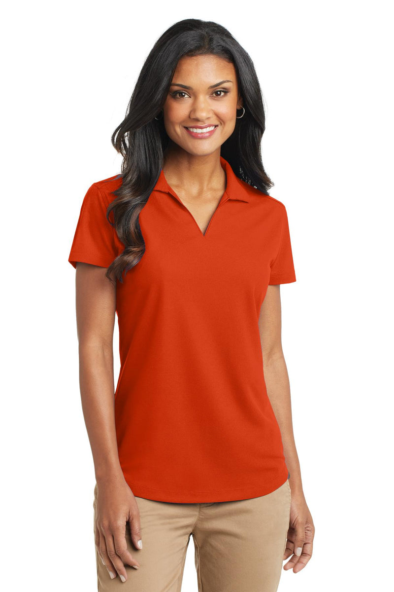Port Authority Women's Dry Zone Grid Polo - Autumn Orange