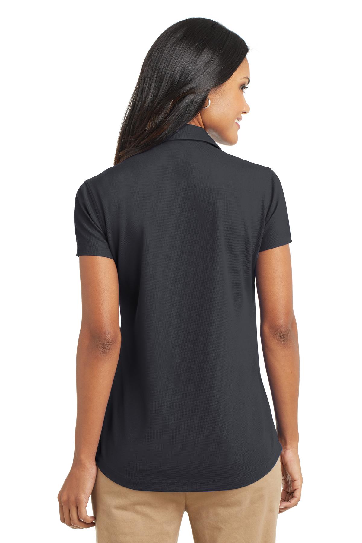 Port Authority Women's Dry Zone Grid Polo - Battleship Grey