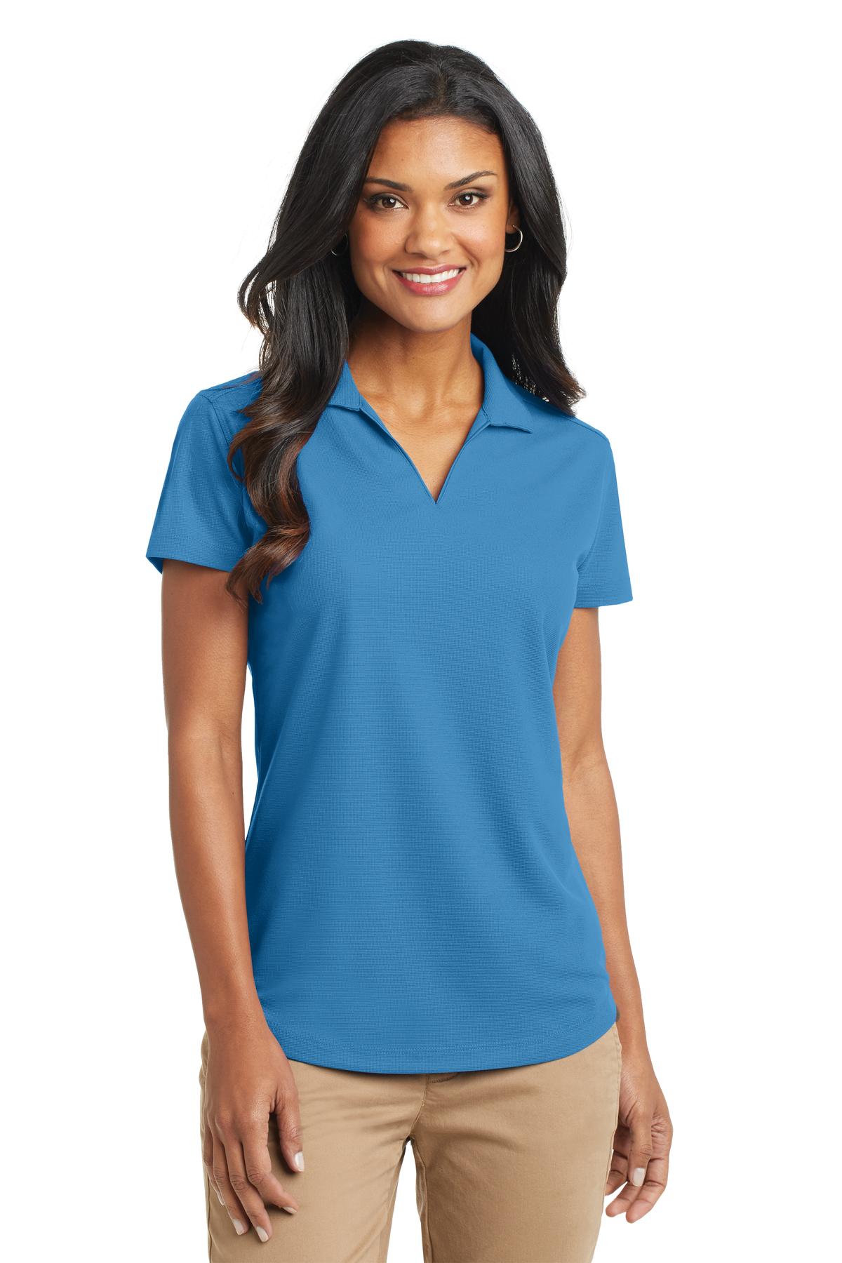 Port Authority Women's Dry Zone Grid Polo - Celadon Blue