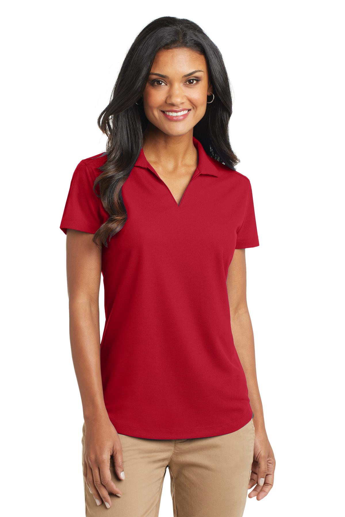 Port Authority Women's Dry Zone Grid Polo - Engine Red
