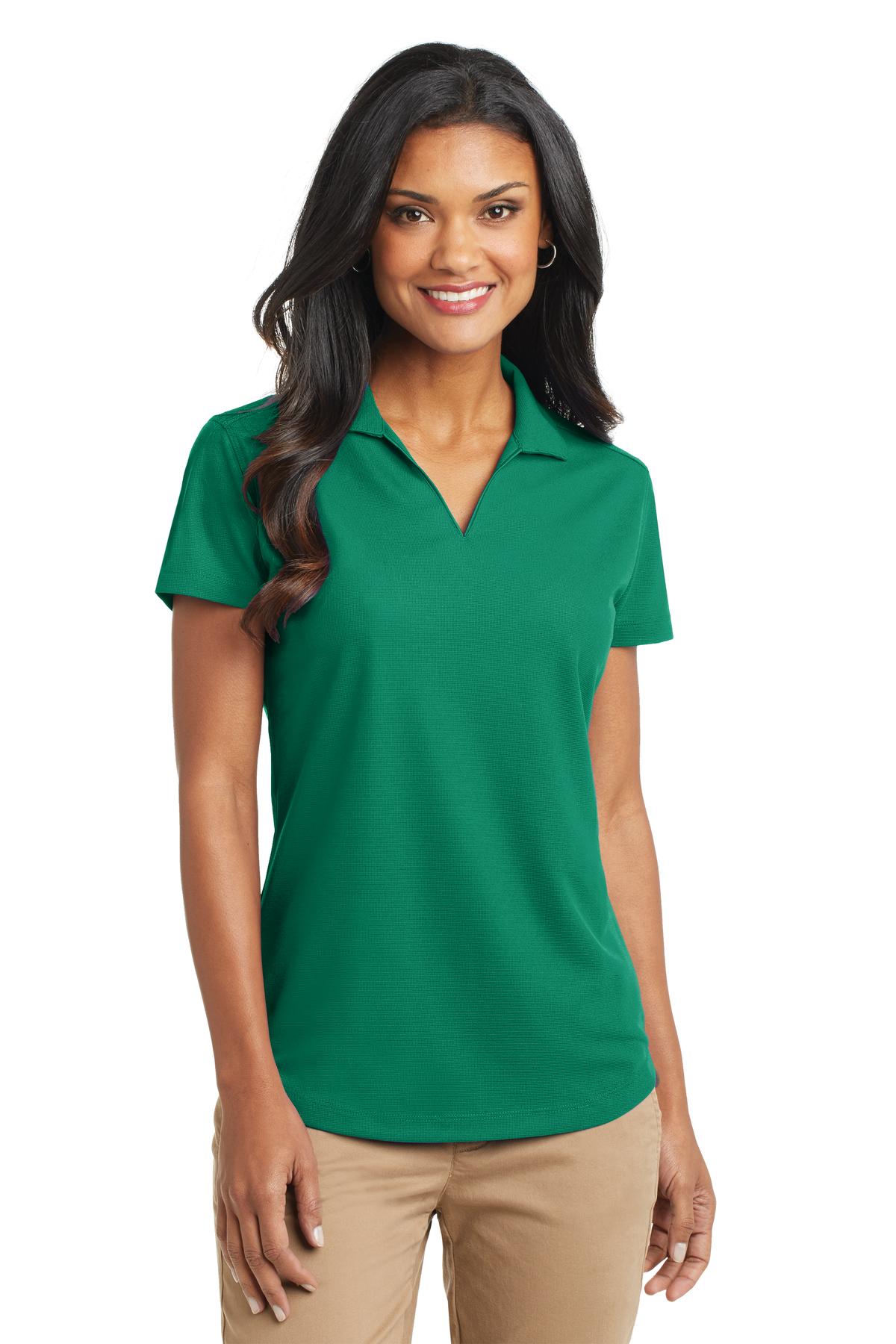 Port Authority Women's Dry Zone Grid Polo - Jewel Green