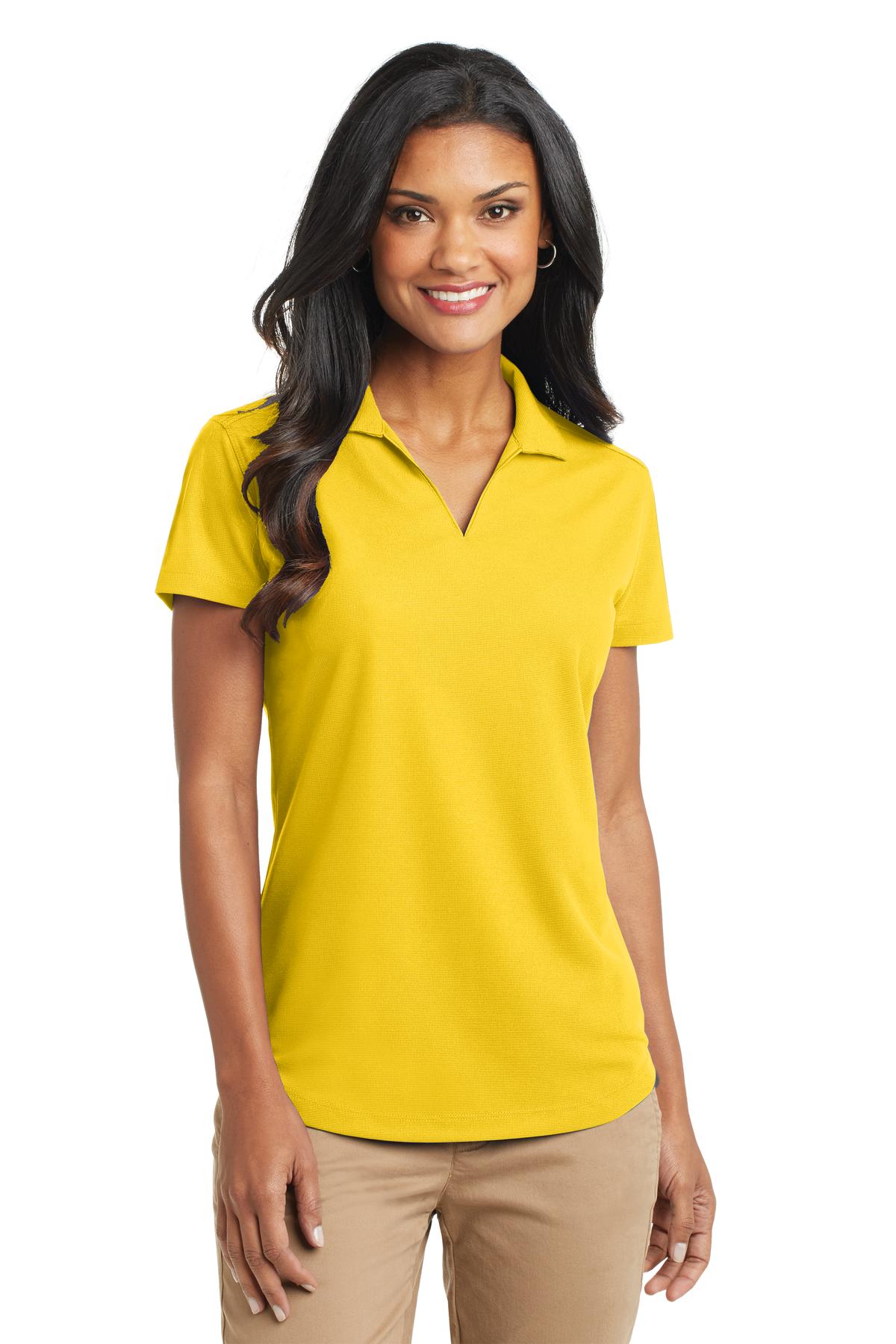 Port Authority Women's Dry Zone Grid Polo - Yellow