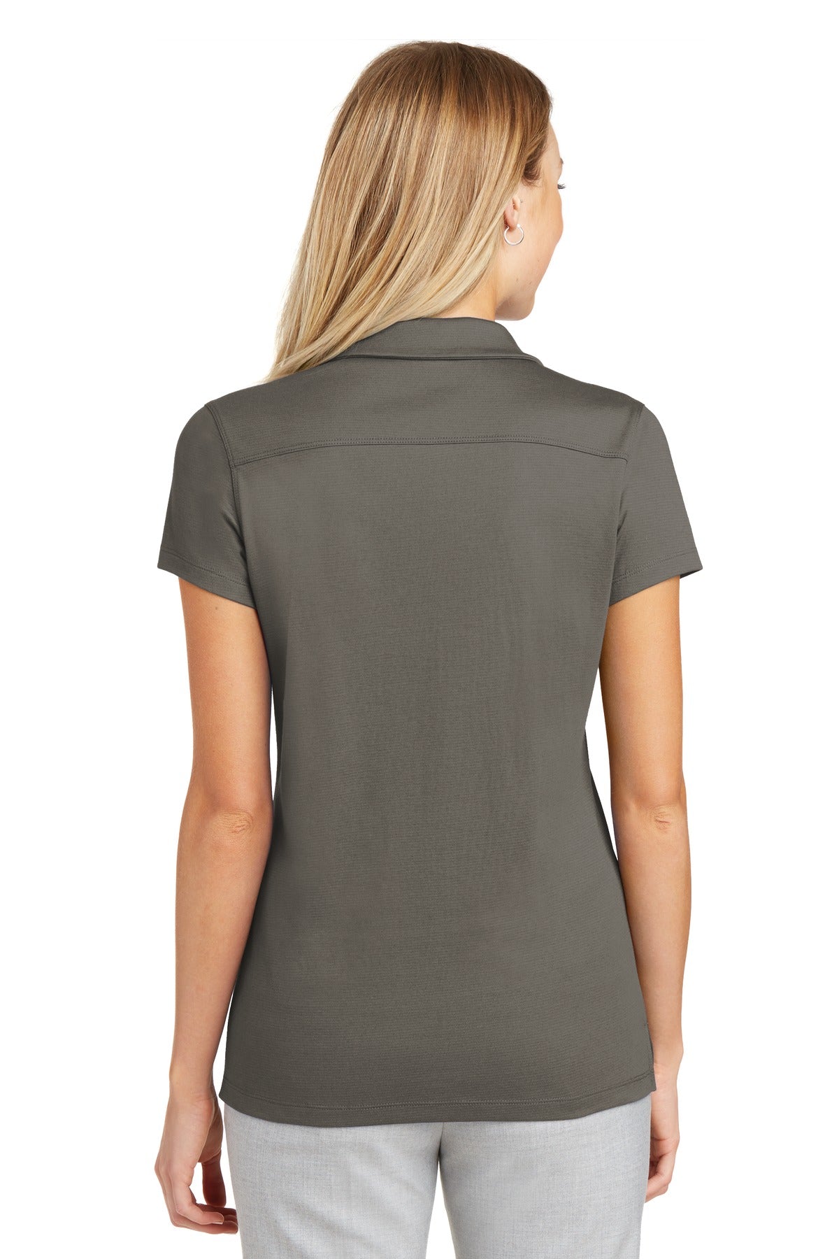 Port Authority Women's Rapid Dry Mesh Polo - Grey Smoke