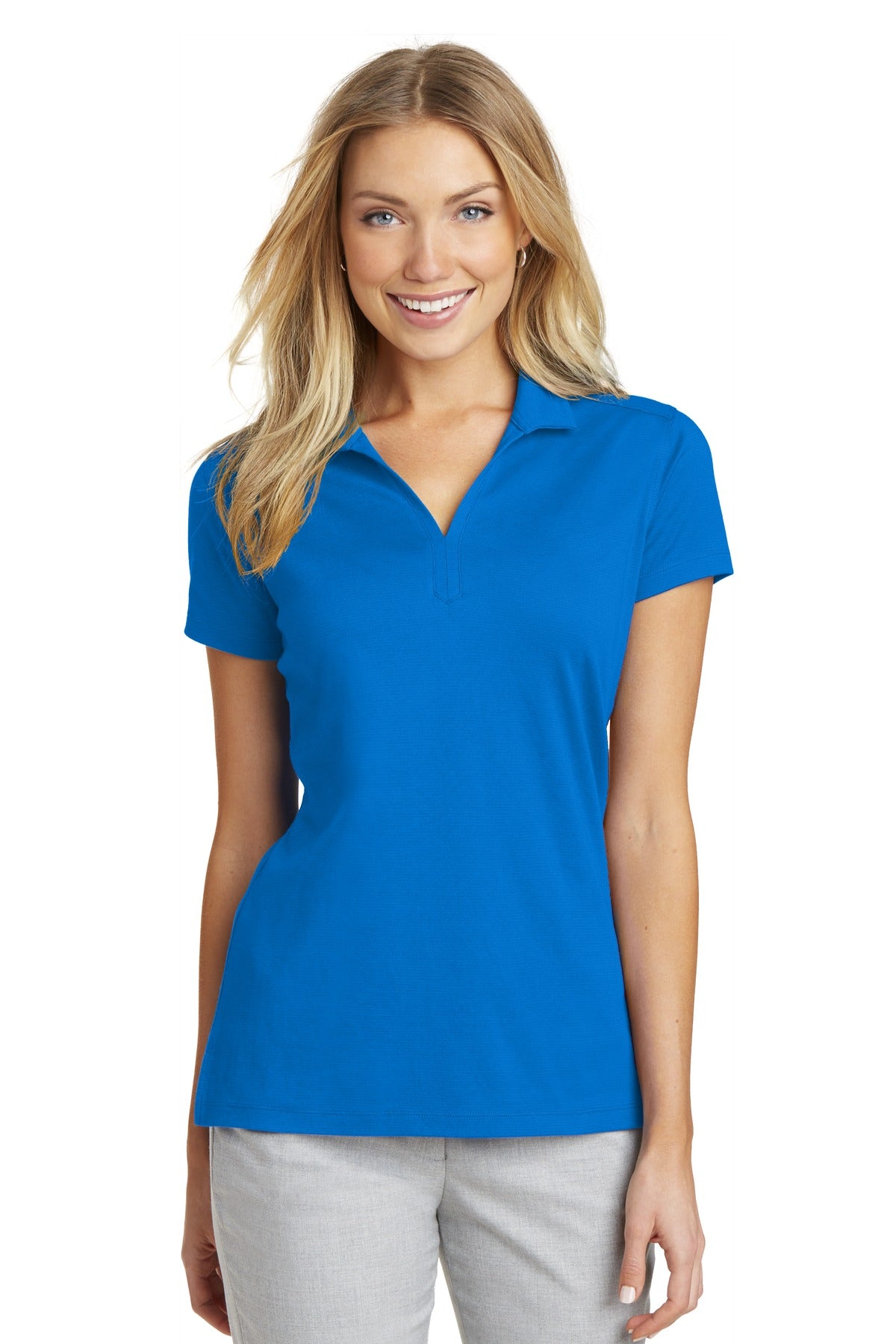 Port Authority Women's Rapid Dry Mesh Polo - Skydiver Blue