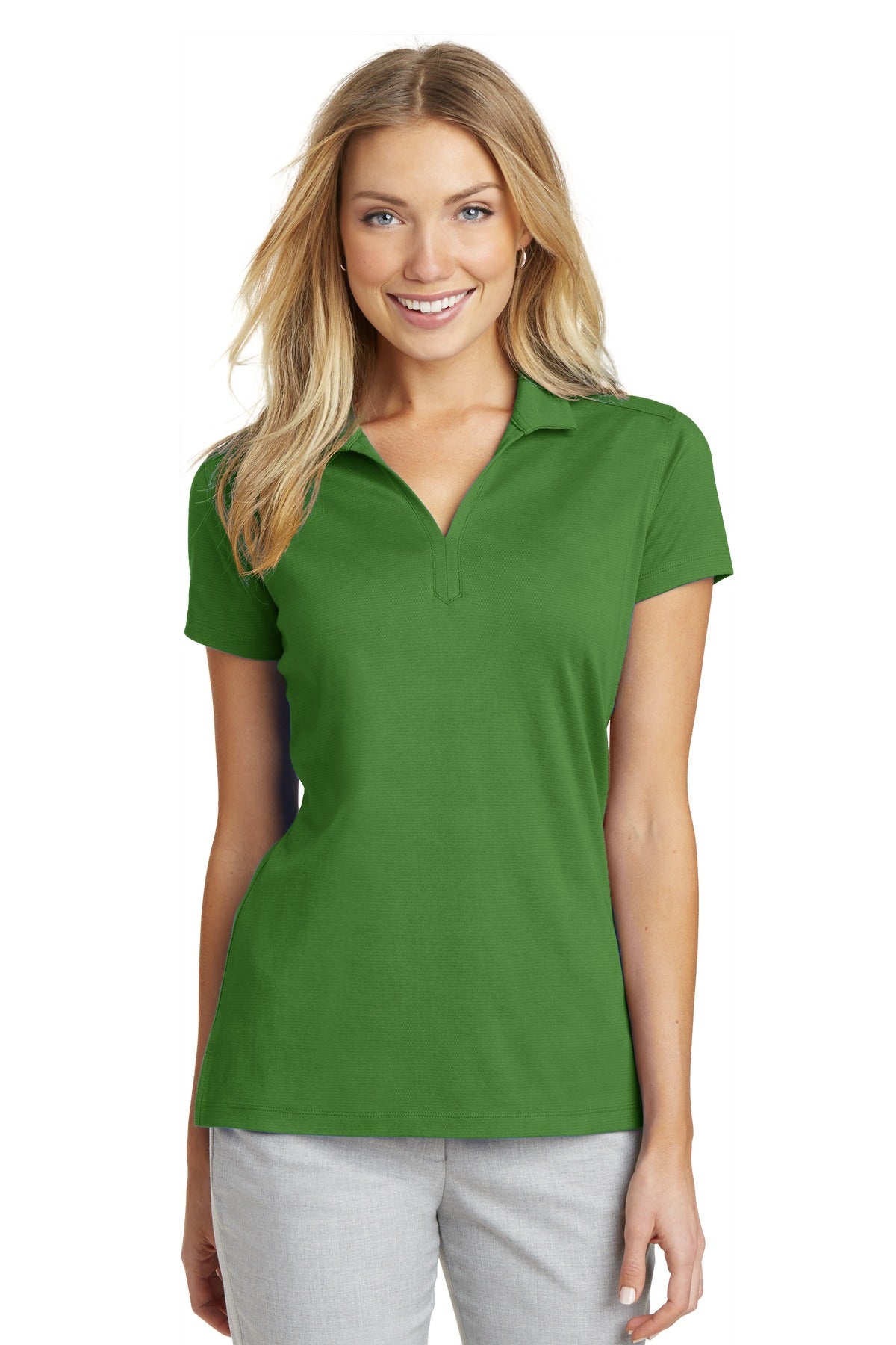 Port Authority Women's Rapid Dry Mesh Polo - Treetop Green