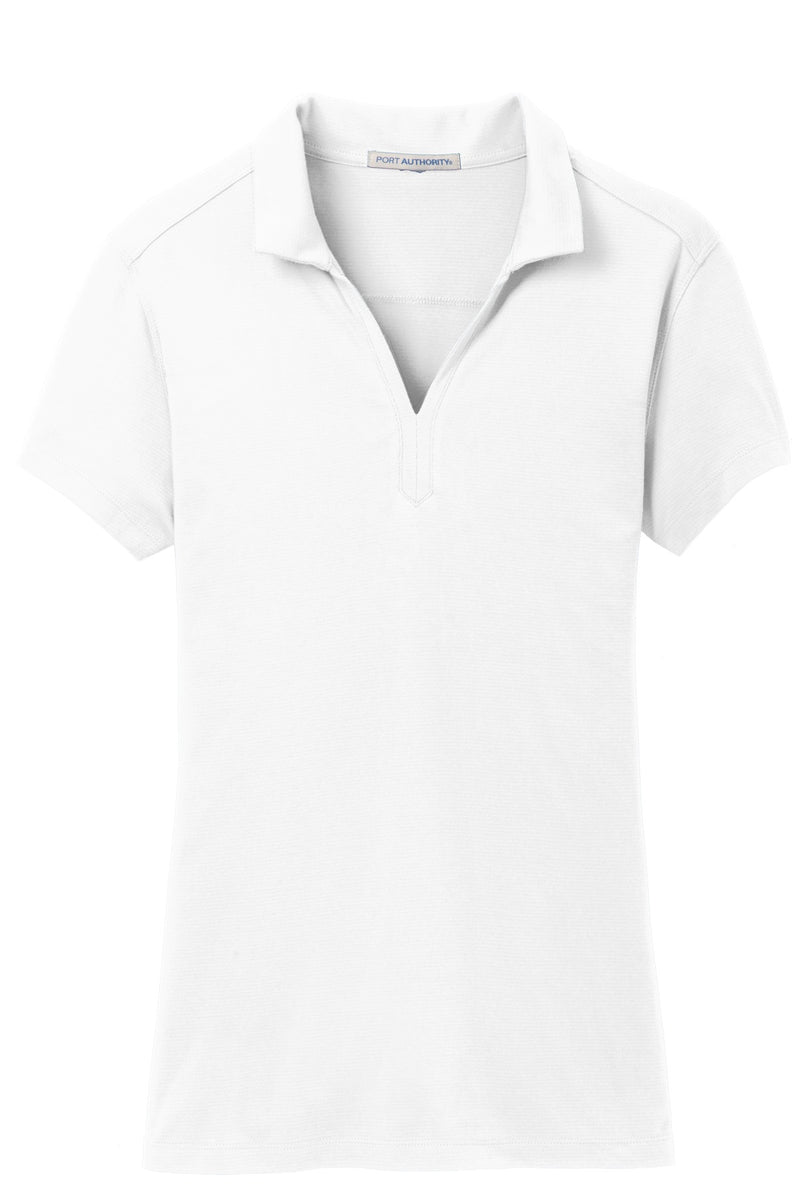 Port Authority Women's Rapid Dry Mesh Polo - White