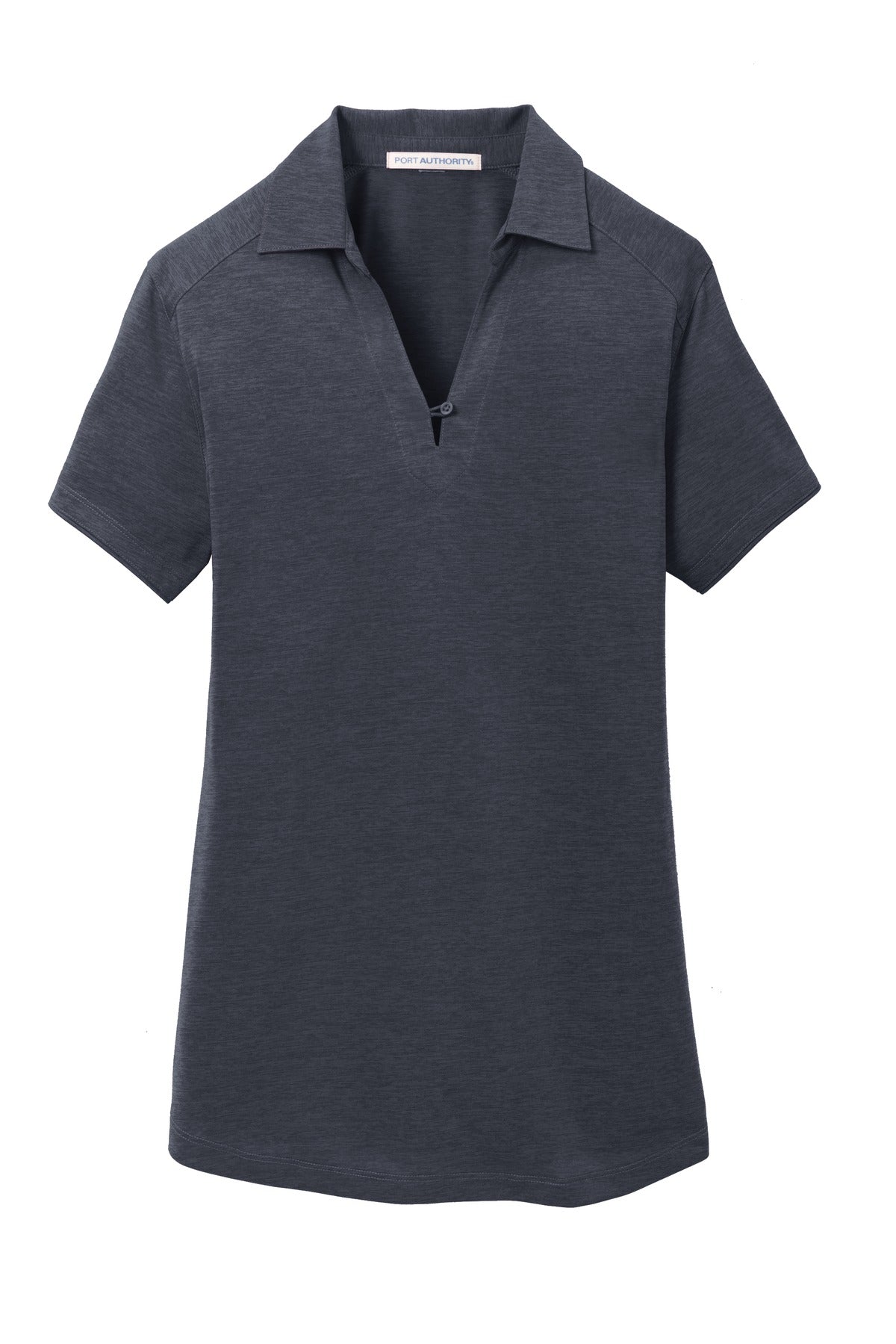 Port Authority Women's Digi Heather Performance Polo - Dark Grey