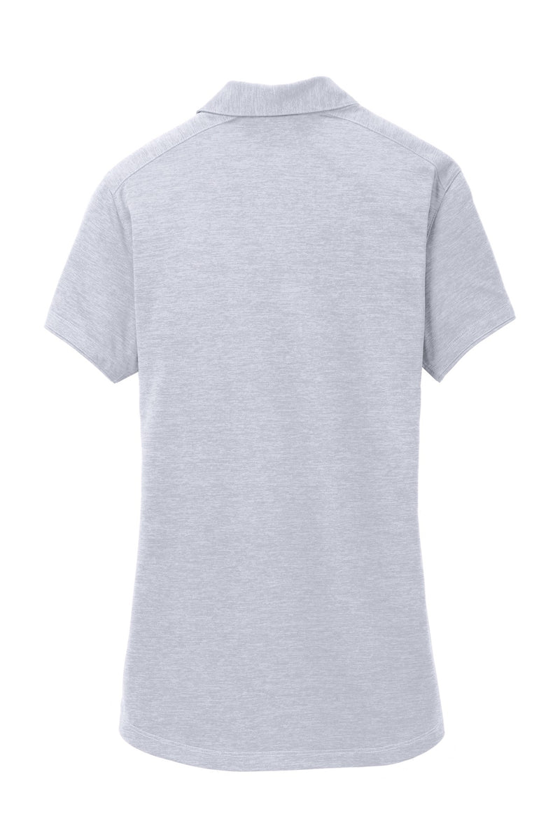 Port Authority Women's Digi Heather Performance Polo - Light Grey
