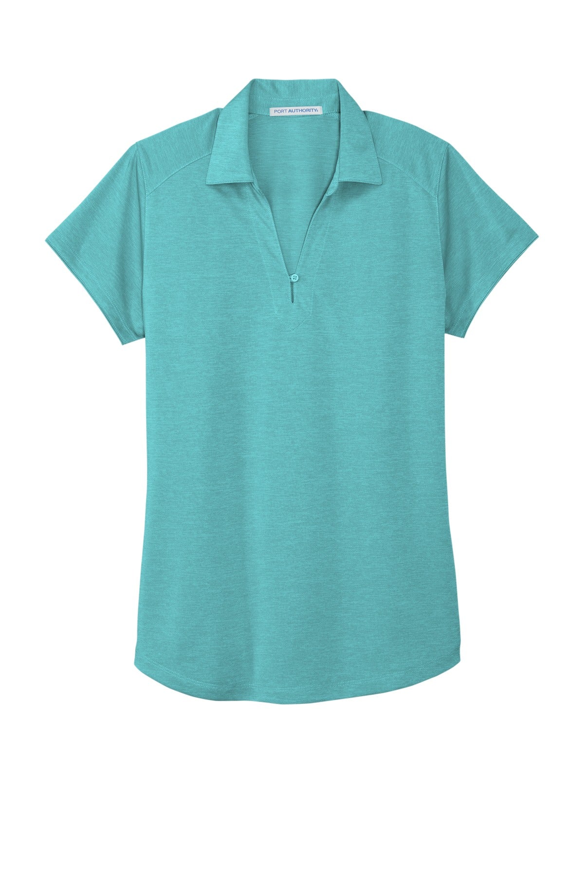 Port Authority Women's Digi Heather Performance Polo - Maui Blue