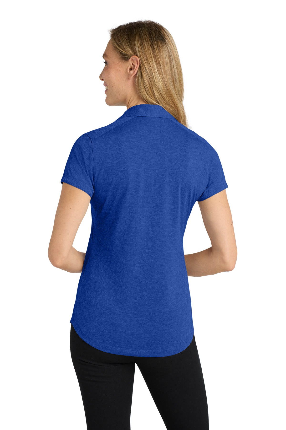 Port Authority Women's Digi Heather Performance Polo - True Royal
