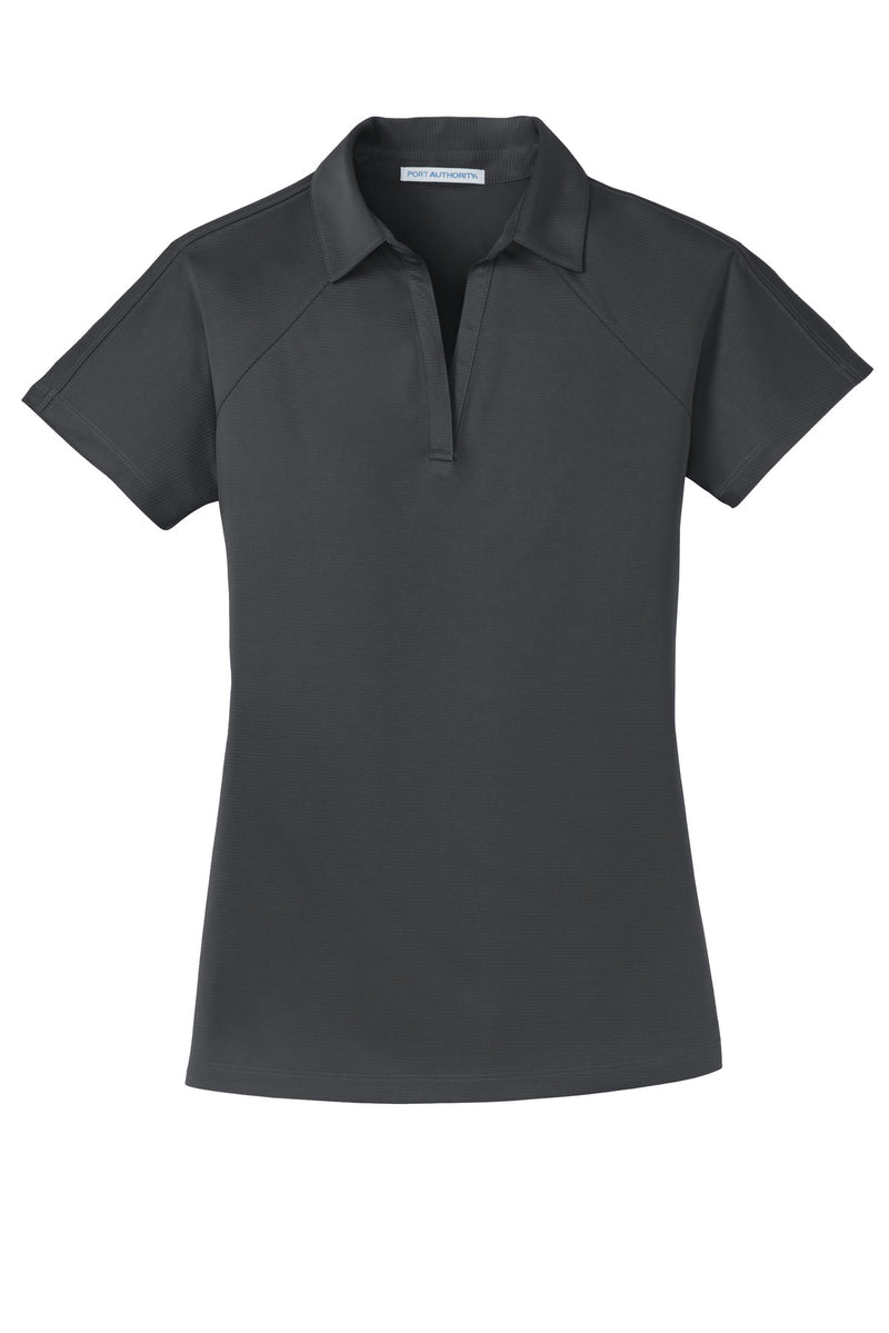 Port Authority Women's Crossover Raglan Polo - Battleship Grey