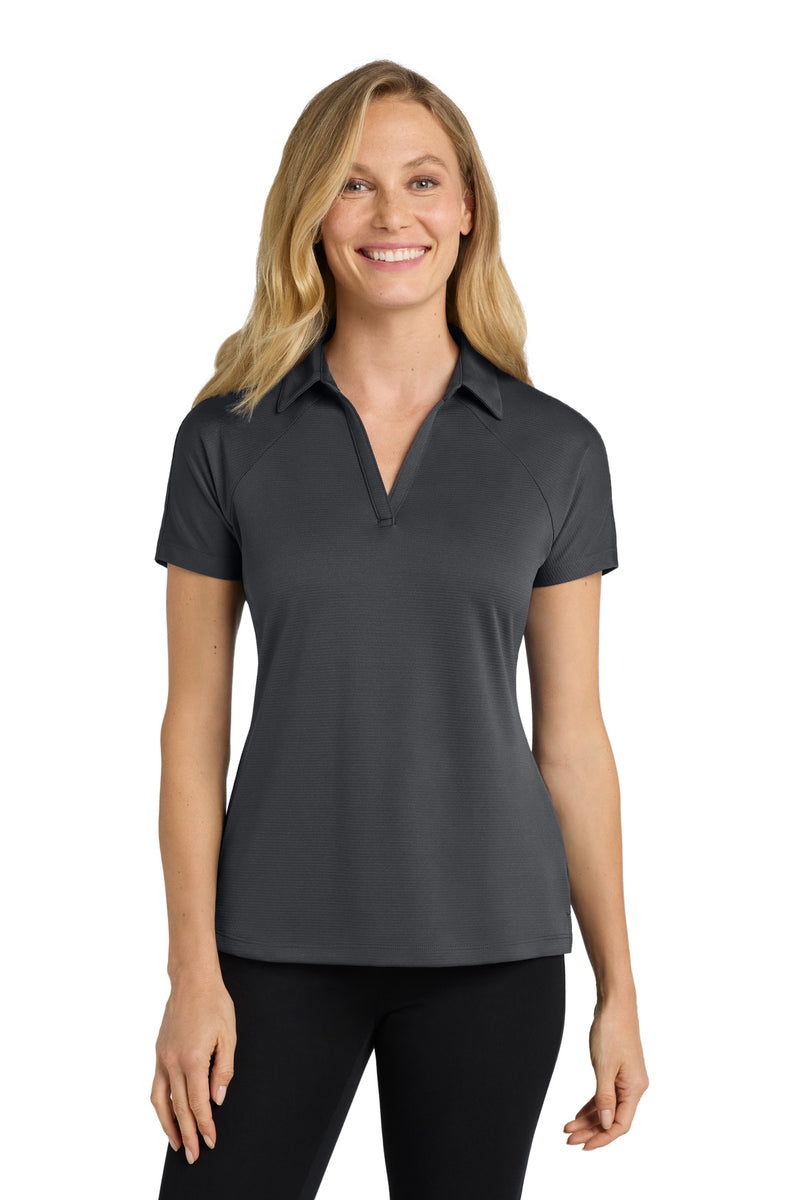 Port Authority Women's Crossover Raglan Polo - Battleship Grey