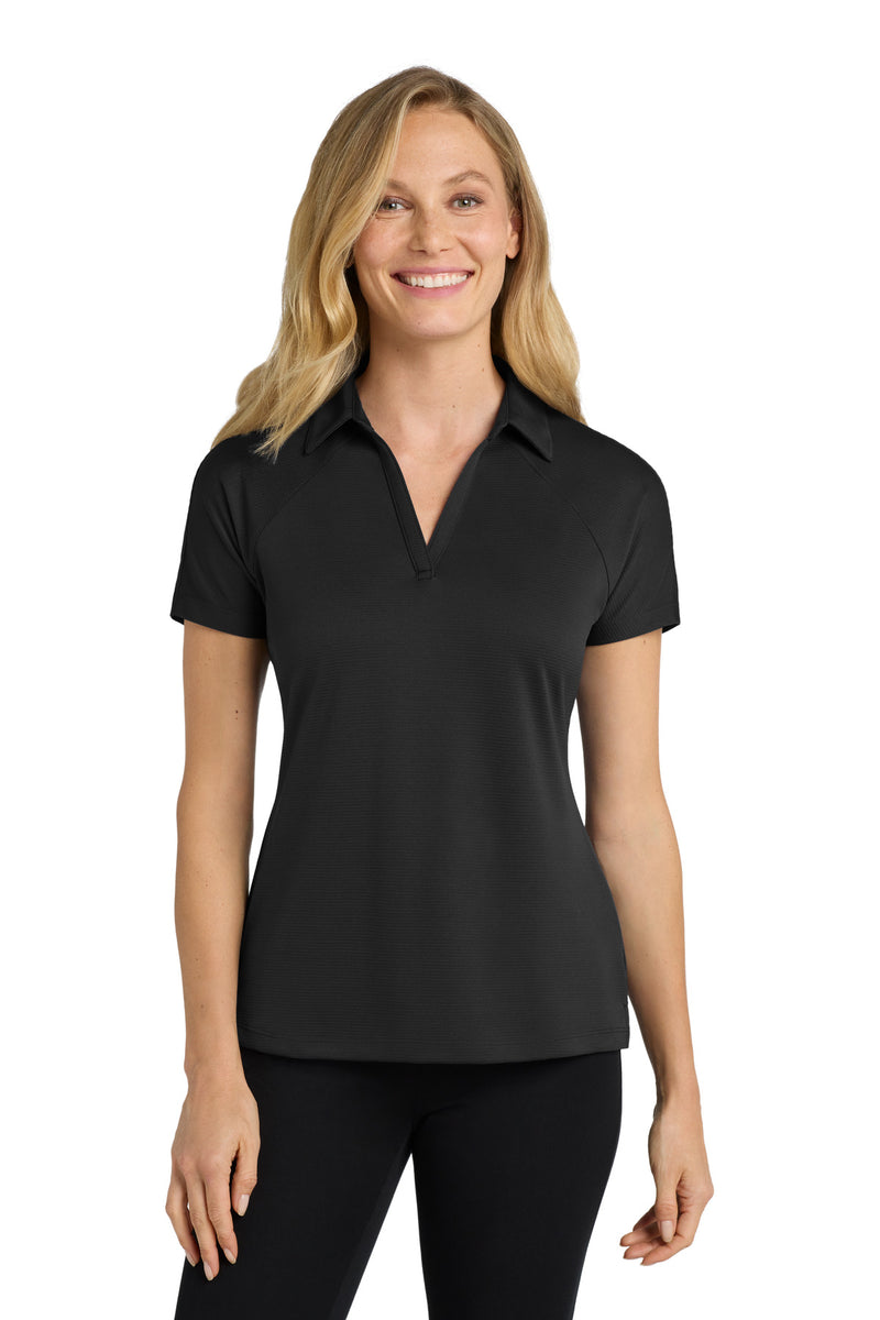 Port Authority Women's Crossover Raglan Polo - Black