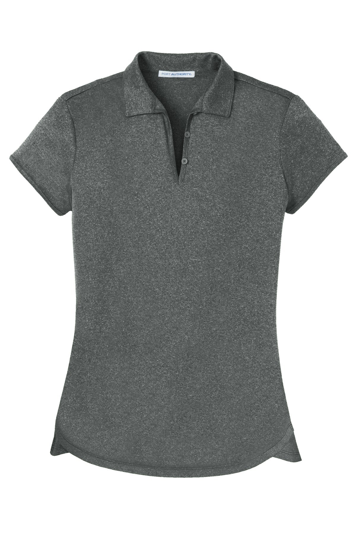 Port Authority Women's Trace Heather Polo - Charcoal Heather