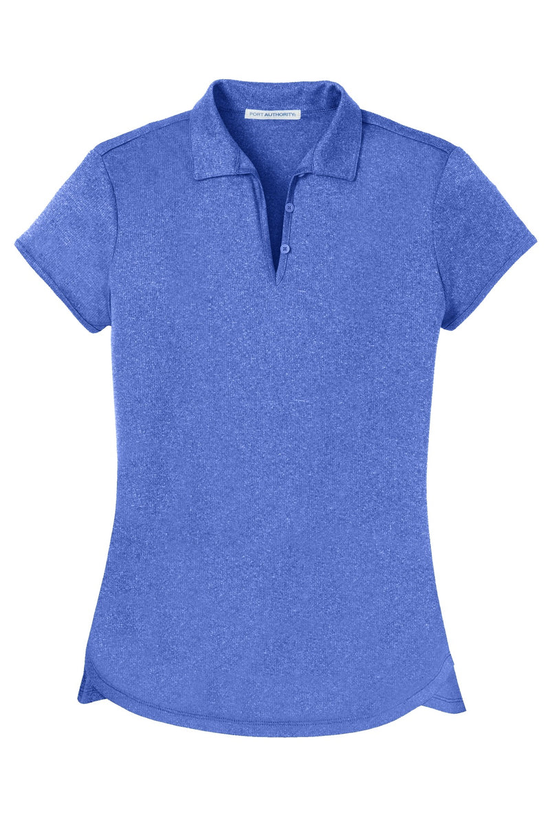 Port Authority Women's Trace Heather Polo - True Royal Heather