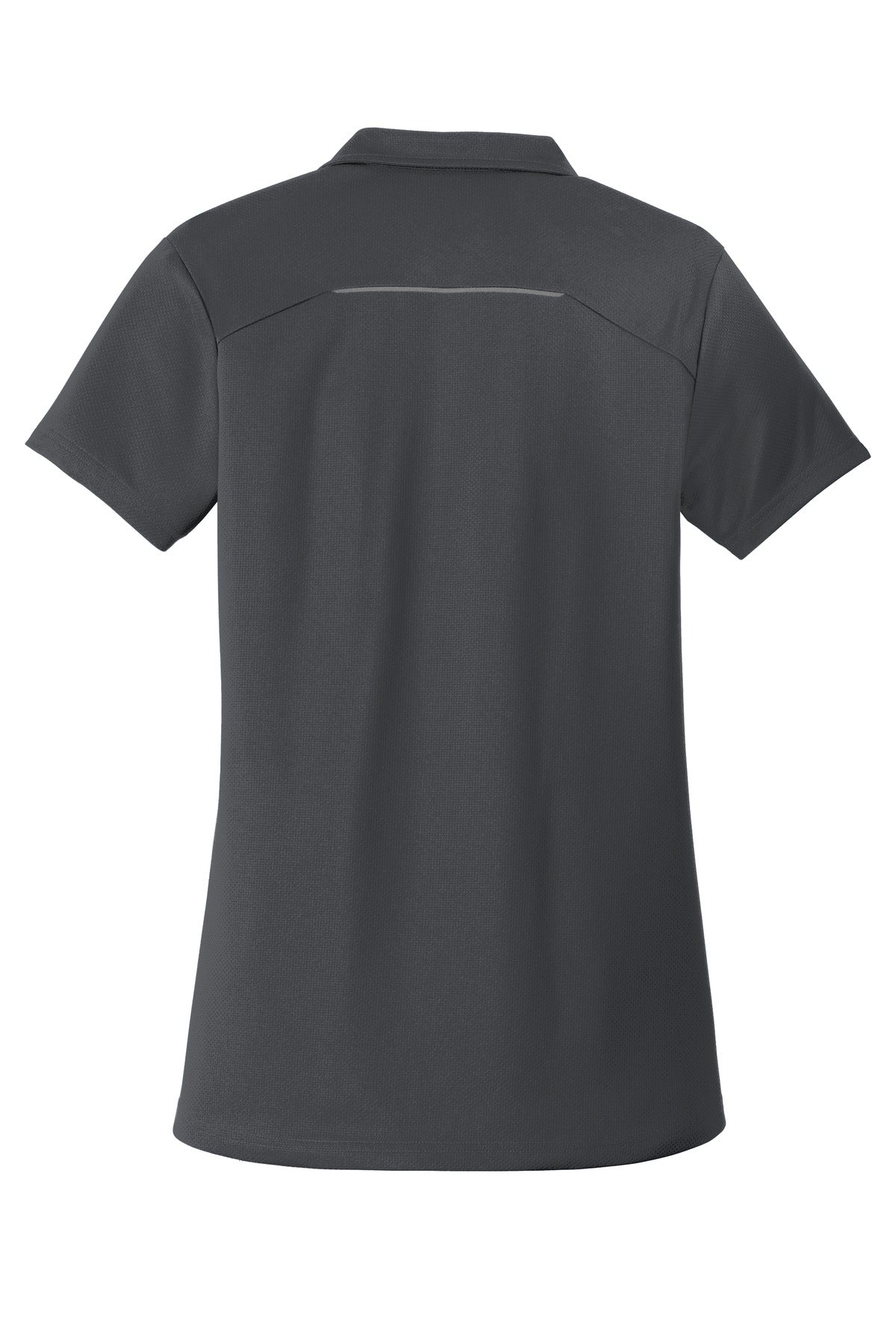 Port Authority Women's Pinpoint Mesh Zip Polo - Battleship Grey