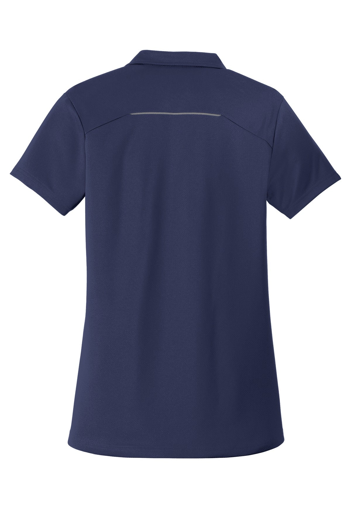 Port Authority Women's Pinpoint Mesh Zip Polo - True Navy