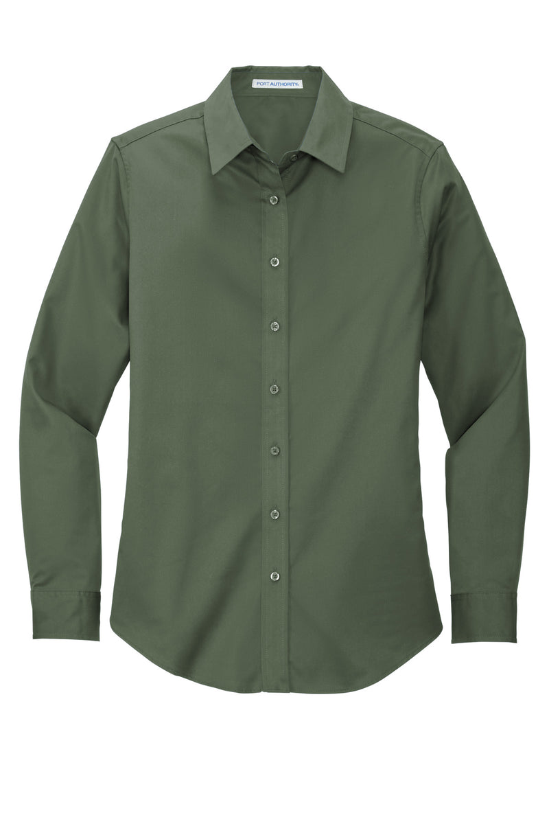 Port Authority Women's Long Sleeve Easy Care Shirt - Clover Green