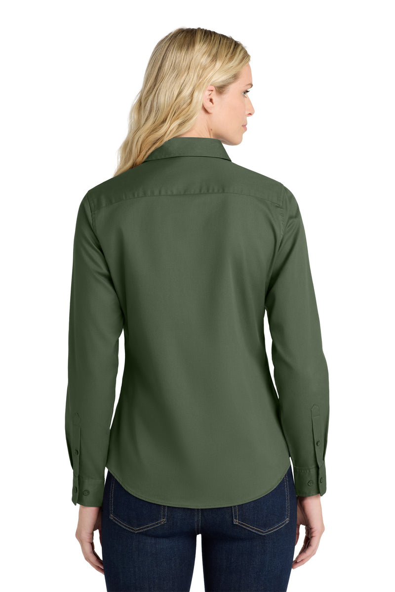 Port Authority Women's Long Sleeve Easy Care Shirt - Clover Green