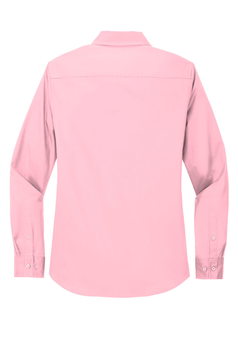 Port Authority Women's Long Sleeve Easy Care Shirt - Light Pink