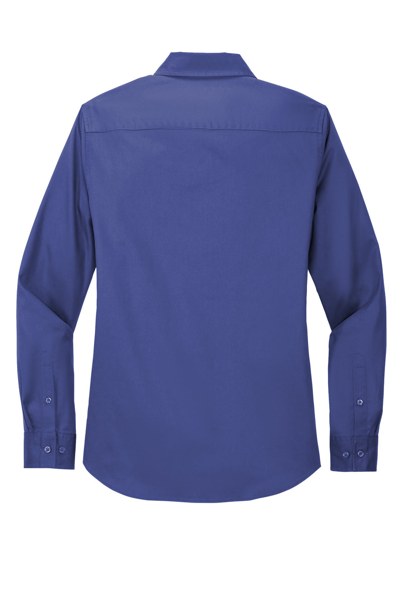 Port Authority Women's Long Sleeve Easy Care Shirt - Mediterranean Blue