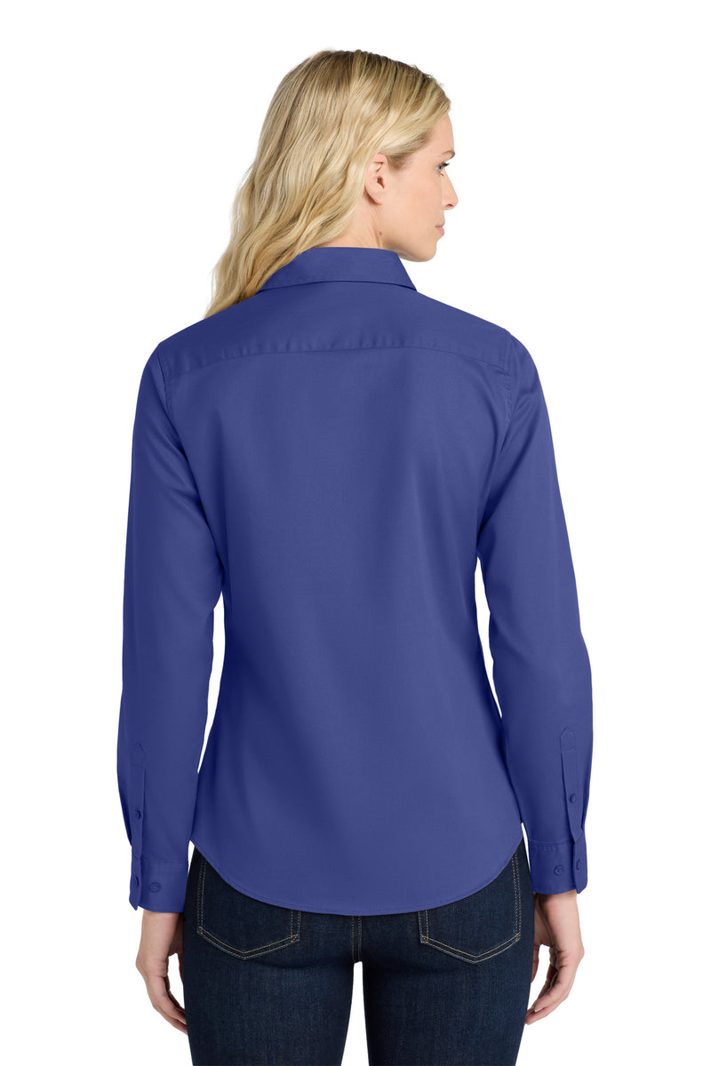 Port Authority Women's Long Sleeve Easy Care Shirt - Mediterranean Blue