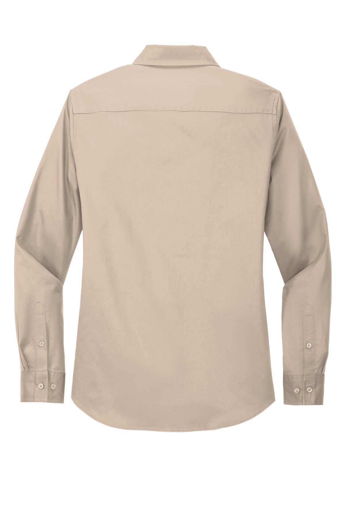 Port Authority Women's Long Sleeve Easy Care Shirt - Stone