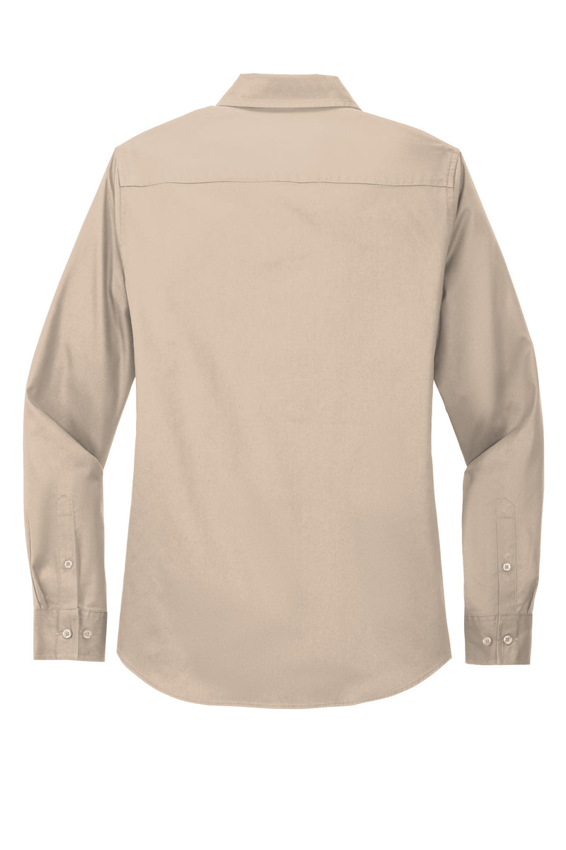 Port Authority Women's Long Sleeve Easy Care Shirt - Stone