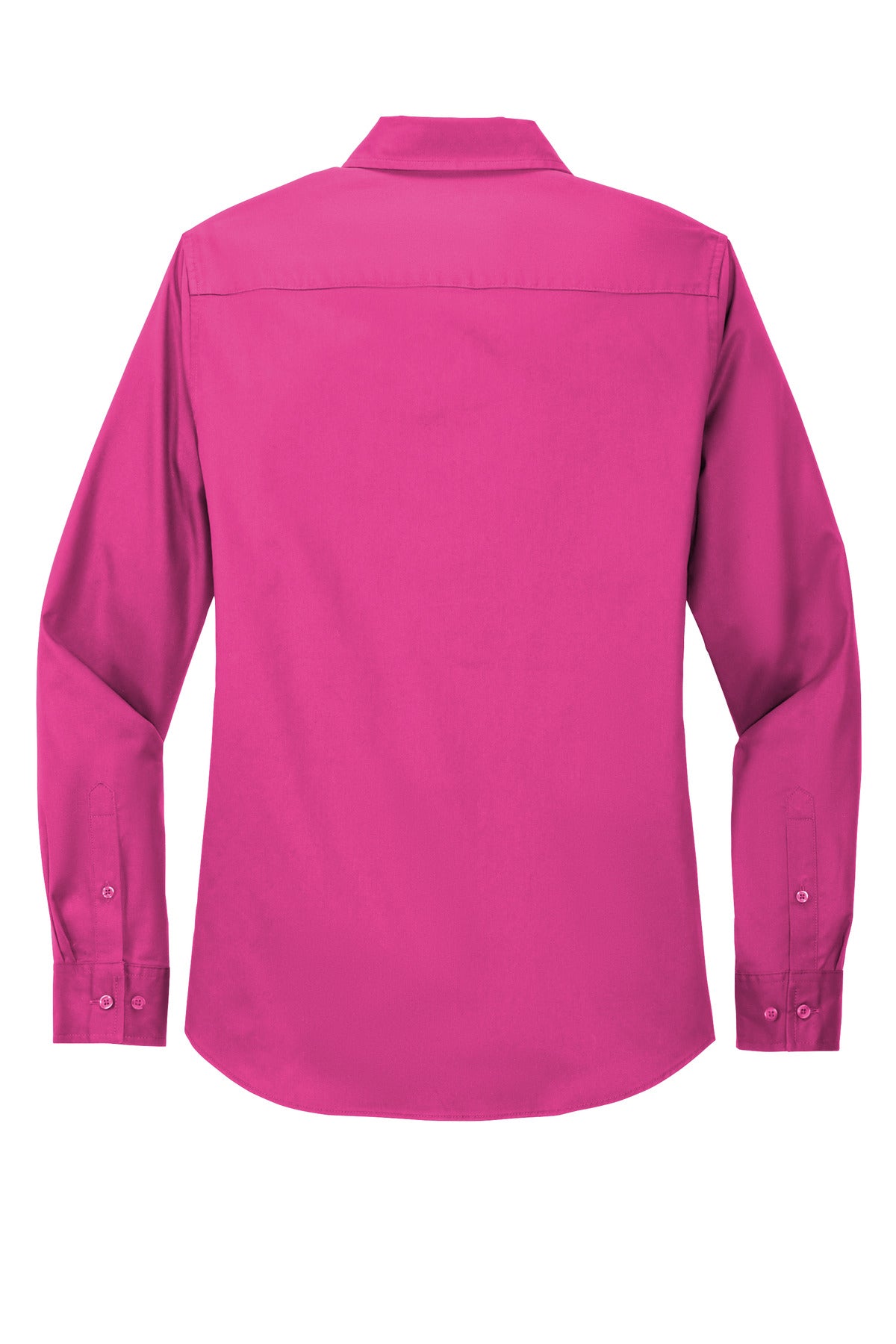 Port Authority Women's Long Sleeve Easy Care Shirt - Tropical Pink