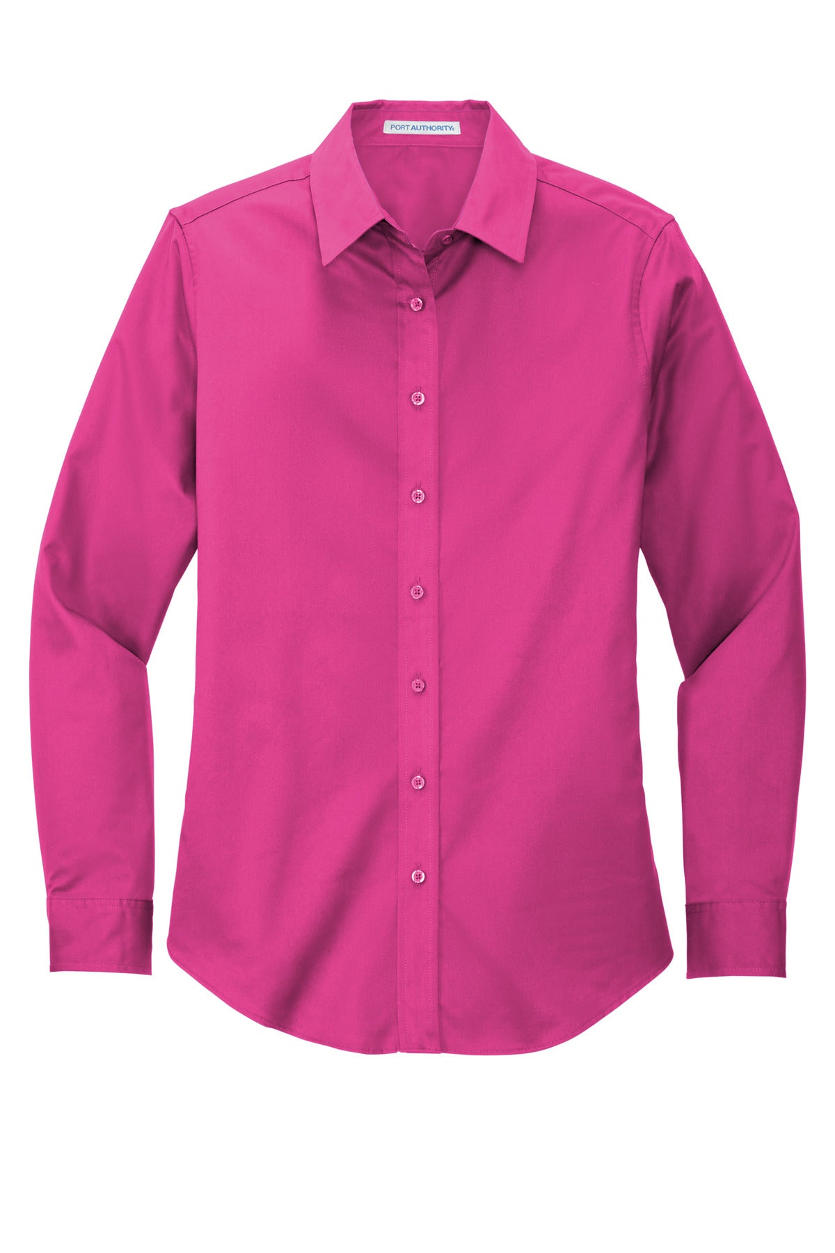 Port Authority Women's Long Sleeve Easy Care Shirt - Tropical Pink