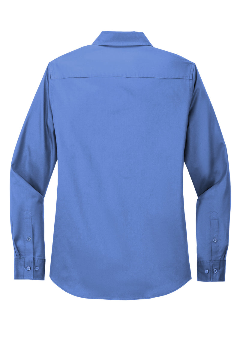 Port Authority Women's Long Sleeve Easy Care Shirt - Ultramarine Blue