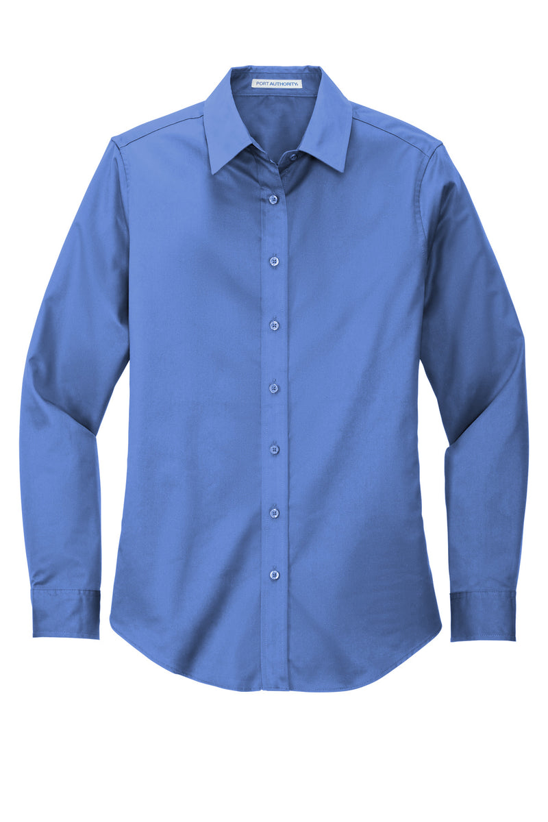 Port Authority Women's Long Sleeve Easy Care Shirt - Ultramarine Blue