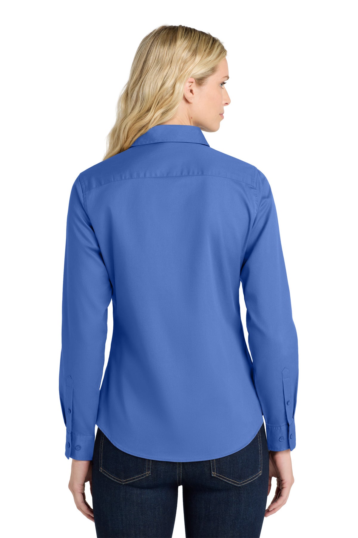 Port Authority Women's Long Sleeve Easy Care Shirt - Ultramarine Blue
