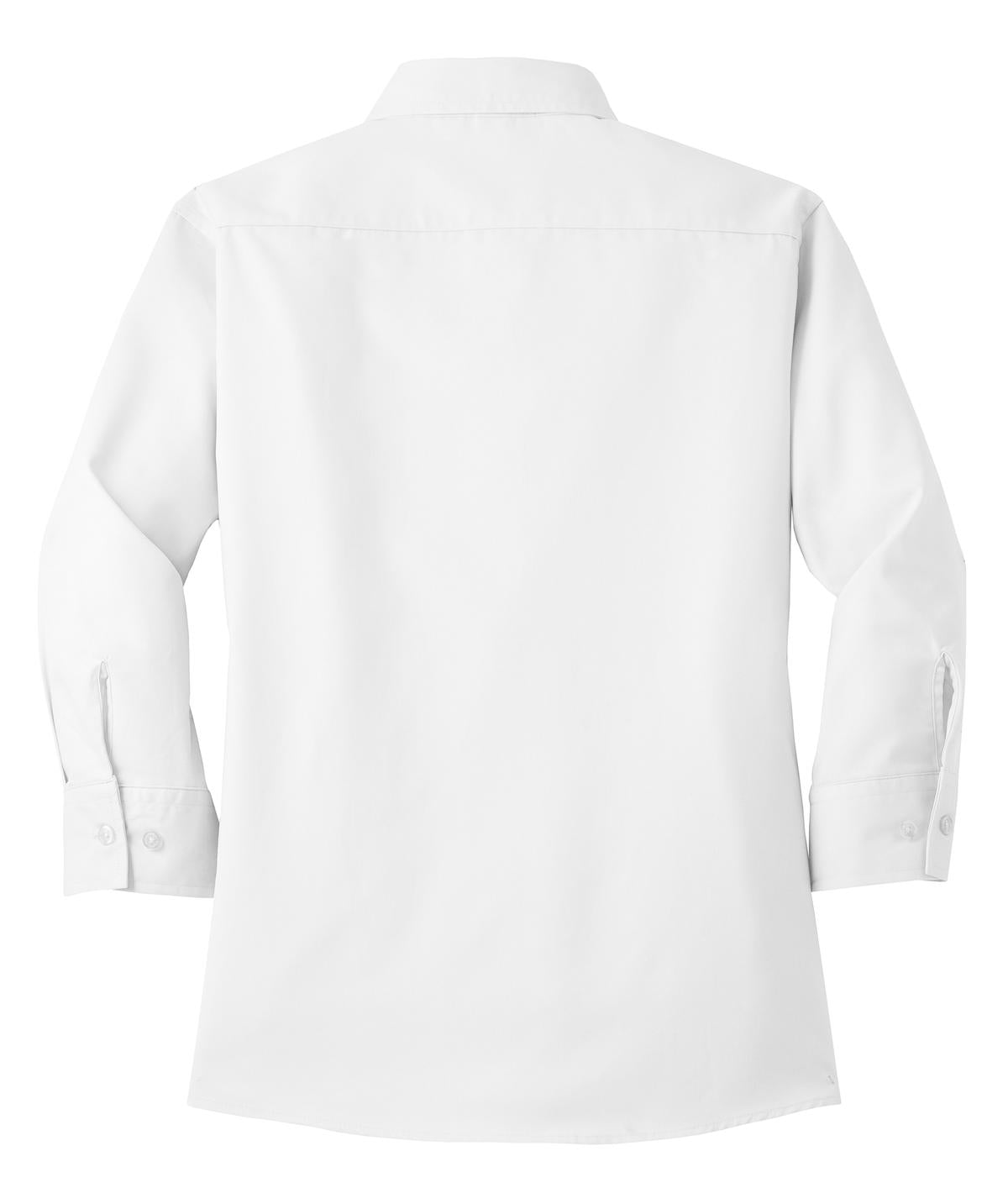 Port Authority Women's 3/4-Sleeve Easy Care Shirt - White