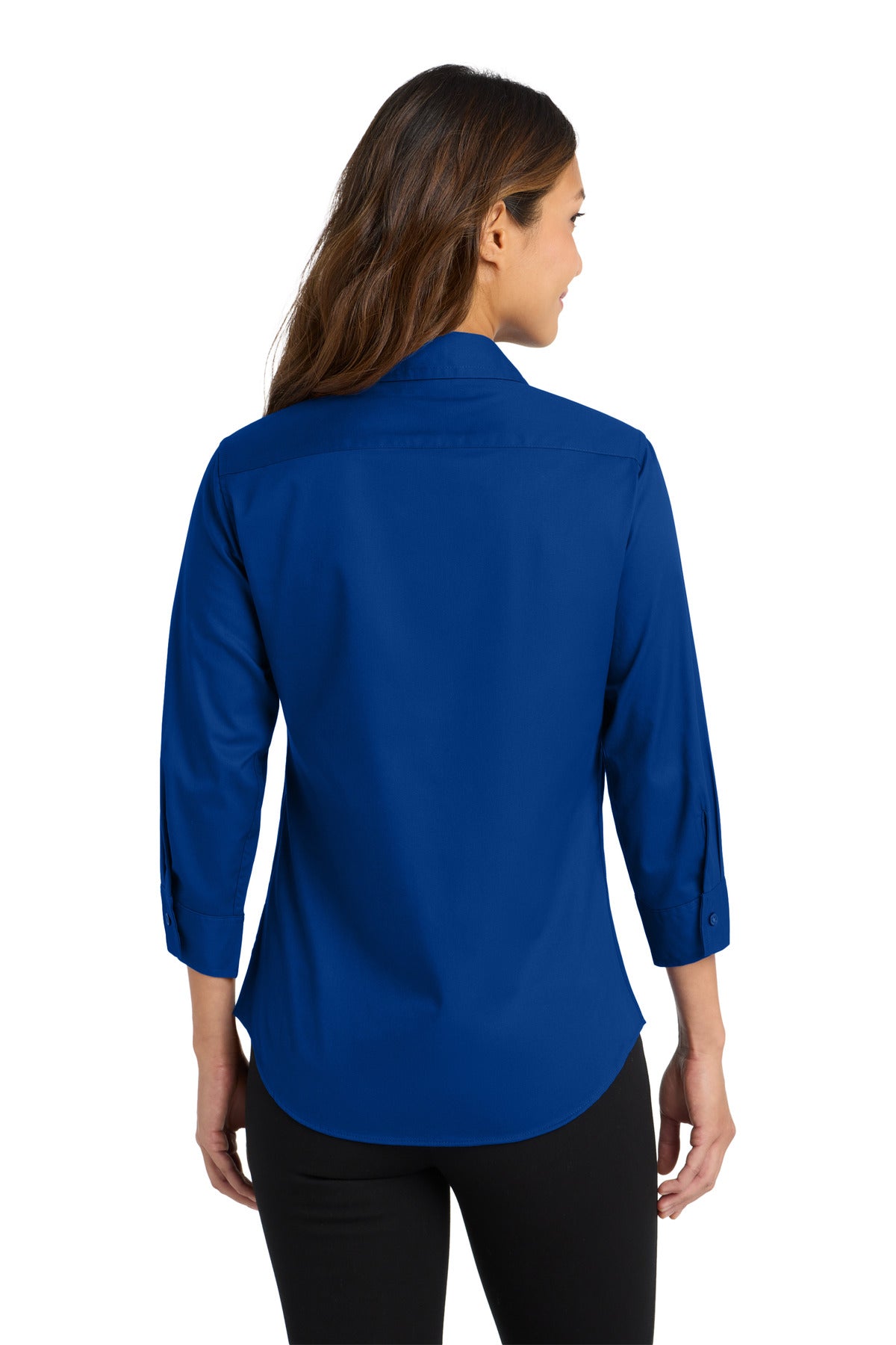 Port Authority Women's 3/4-Sleeve Easy Care Shirt - Royal