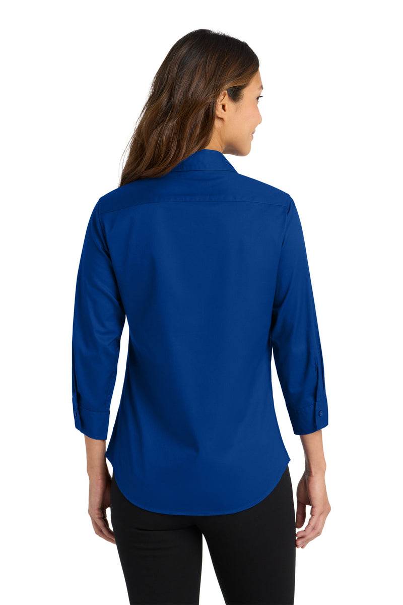 Port Authority Women's 3/4-Sleeve Easy Care Shirt - Royal