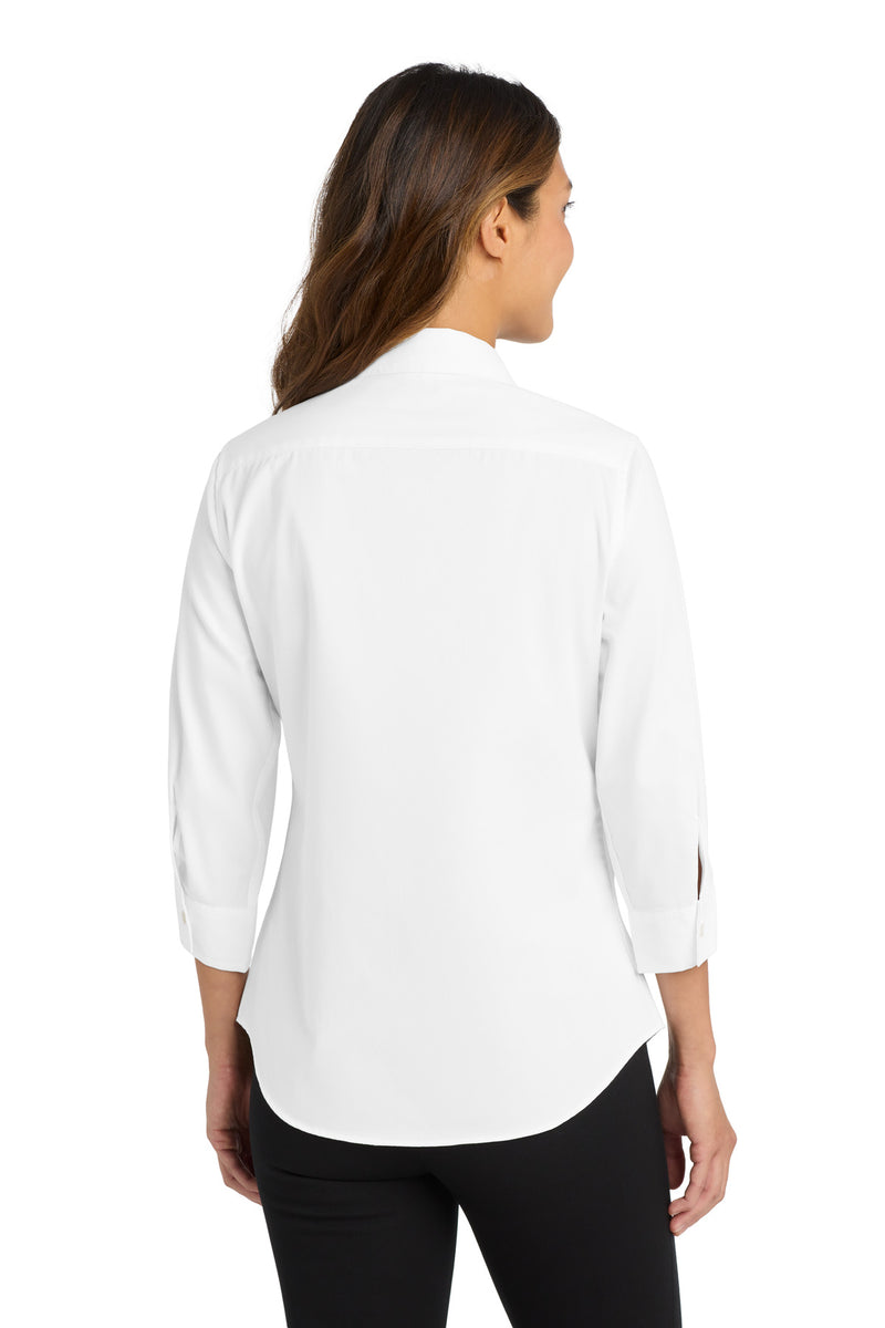 Port Authority Women's 3/4-Sleeve Easy Care Shirt - White