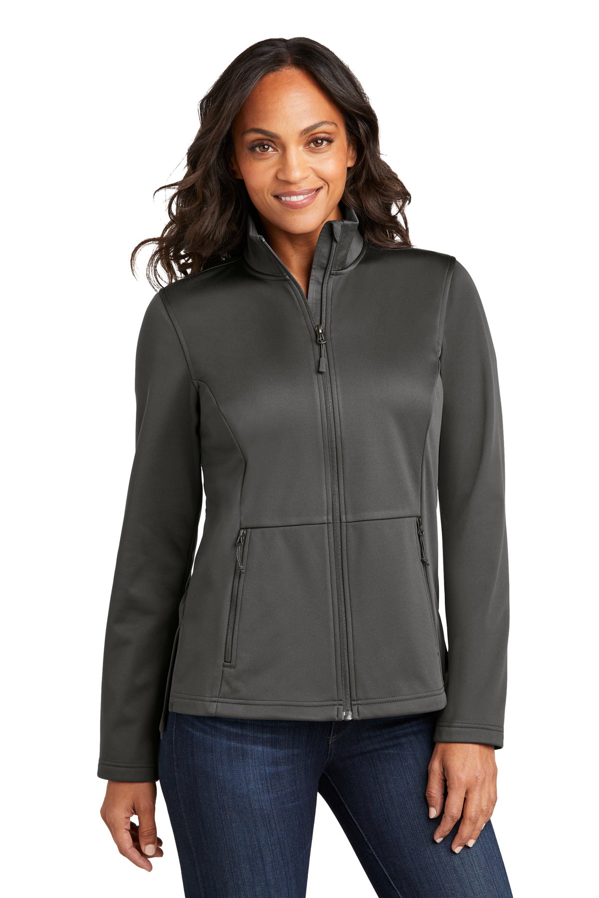 Port Authority Women's Flexshell Jacket - Grey Steel
